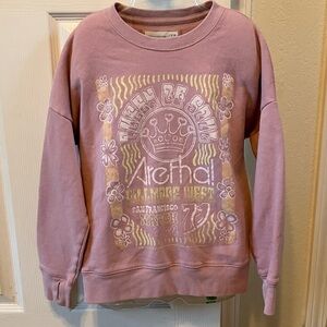 Abercrombie Kids size 9/10 Aretha Queen of Soul cotton crew pullover sweater